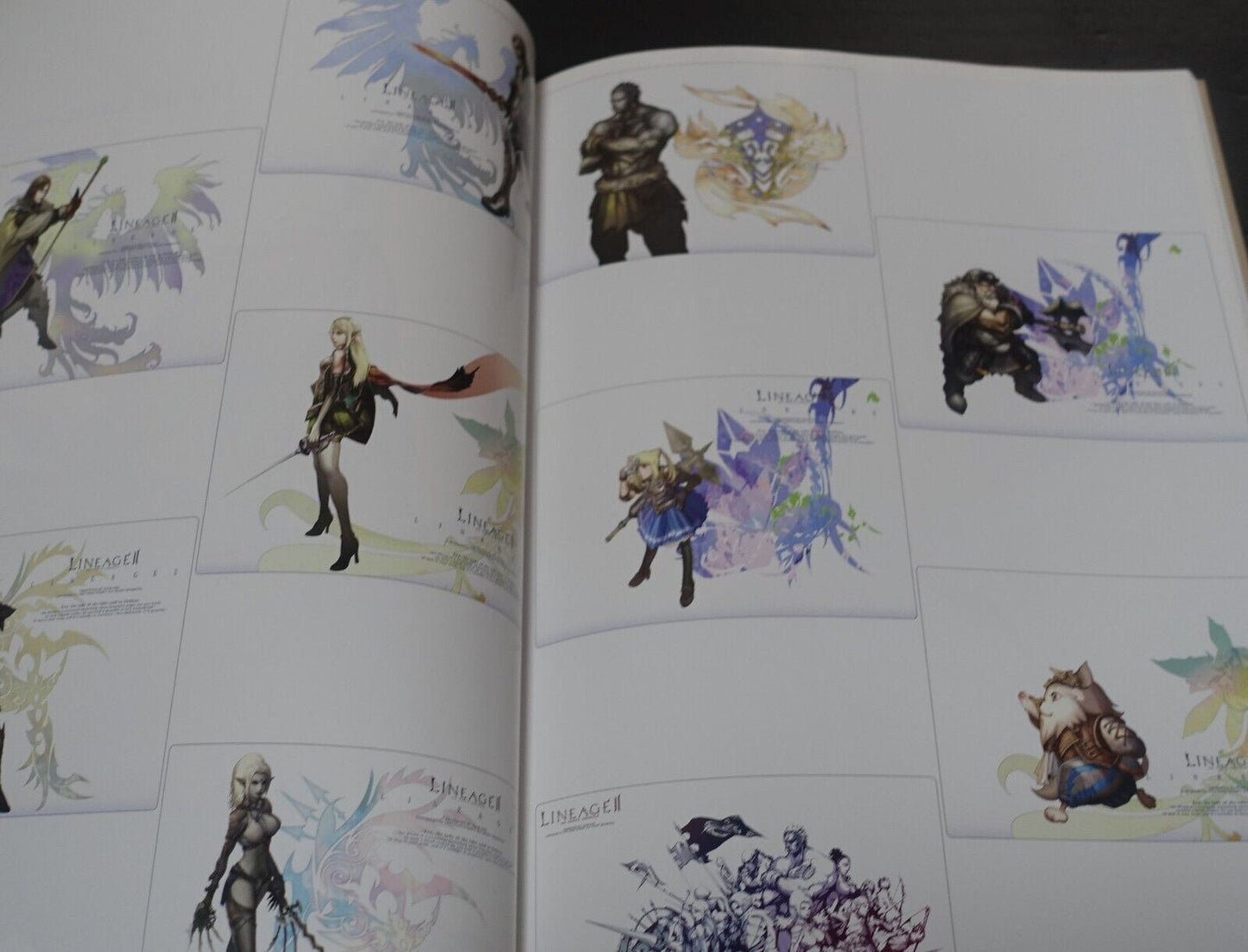 LINEAGE 2 Setting Illustration Art Book THE ARK 