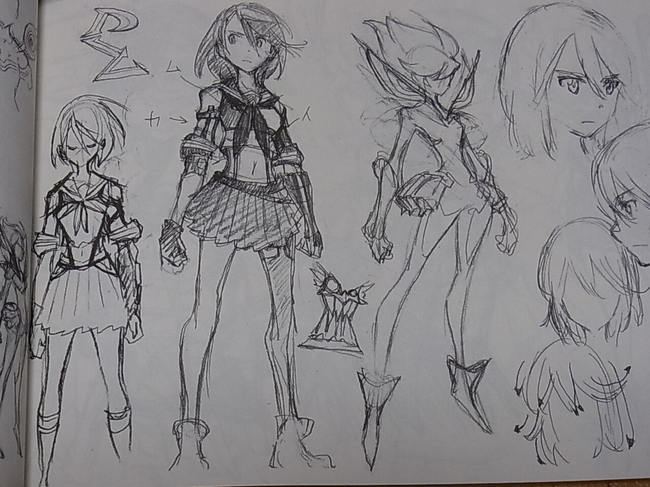 THE ART OF KLK Vol.1 Kill la Kill Design art Book 148page RARE TRIGGER DOUJINSHI 