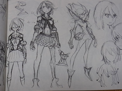 THE ART OF KLK Vol.1 Kill la Kill Design art Book 148page RARE TRIGGER DOUJINSHI 
