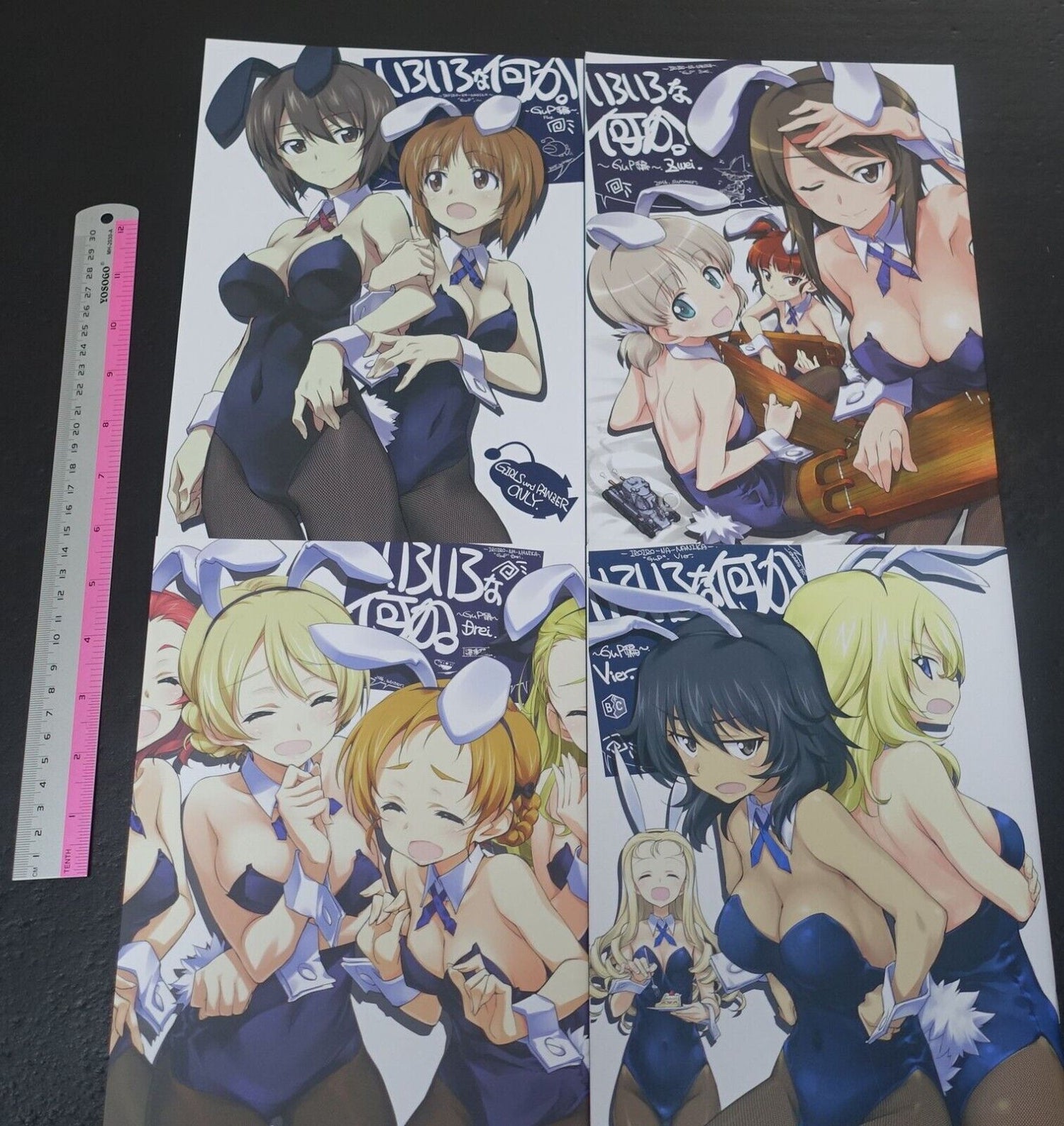 Okotanpeko Tomoyasu Kurashima Girls und Panzer Fan Art Book Iroiro GuP 4 Set 