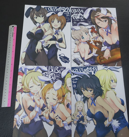 Okotanpeko Tomoyasu Kurashima Girls und Panzer Fan Art Book Iroiro GuP 4 Set 