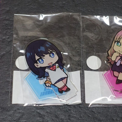 TSUBURAYA Gridman Universe Acrylic Stand Figure Key Chain Rikka & Yume Dynazenon 