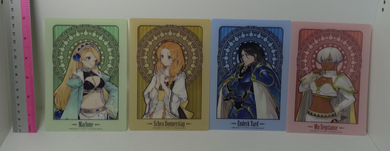 Atelier Marie Remake The Alchemist of Salburg PVC Clear Card 4 pieces set 