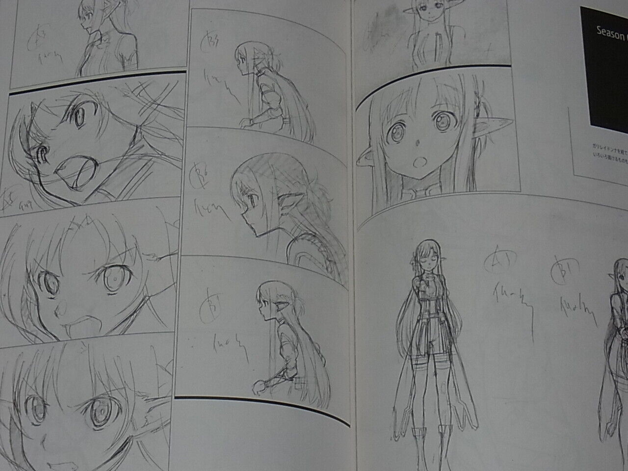 Shingo Adachi Sword Art Online Illustration & Key Frame Art Book 400page 