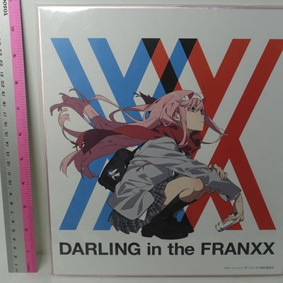Darling in the Franxx Zero Two Printed Shikishi Art Board Mai Yoneyama 