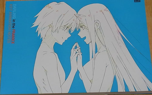 DARLING in the FRANXX KEY FRAME ART BOOK BLUE 224page 