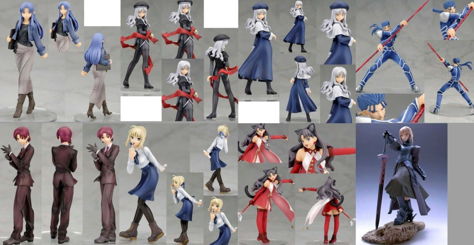 Fate hollow ataraxia Trading Figure 8 Characters Complete Set 