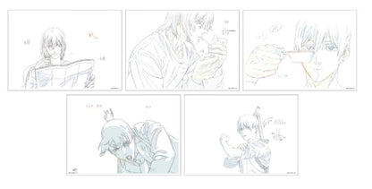 Chainsaw Man Exhibition Event Item Reproduction Key Frame Art Sheet Set Aki 