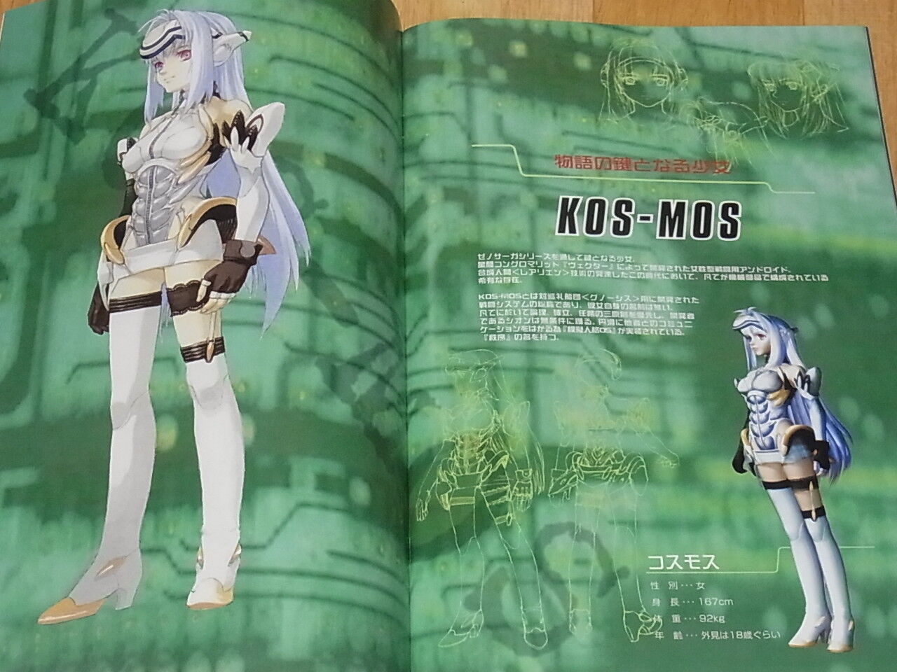 Xenosaga EPISODE1 VISUAL ART BOOK Kunihiko Tanaka 