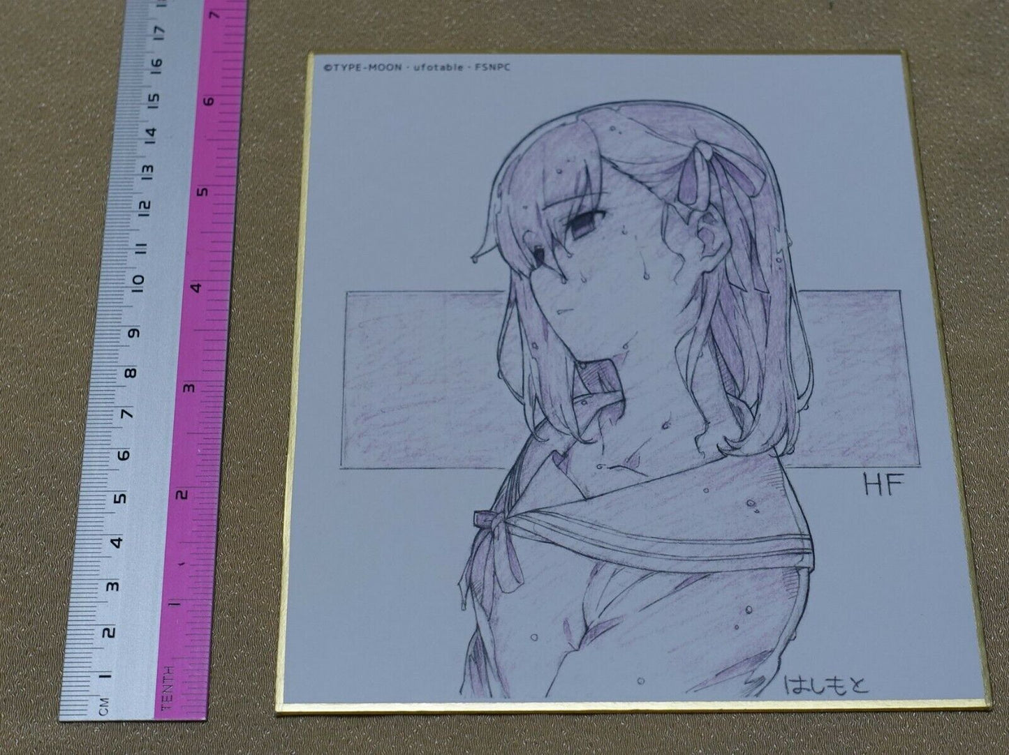 Fate Heaven's Feel Print Shikishi Art Board Sakura Mato ufotable 