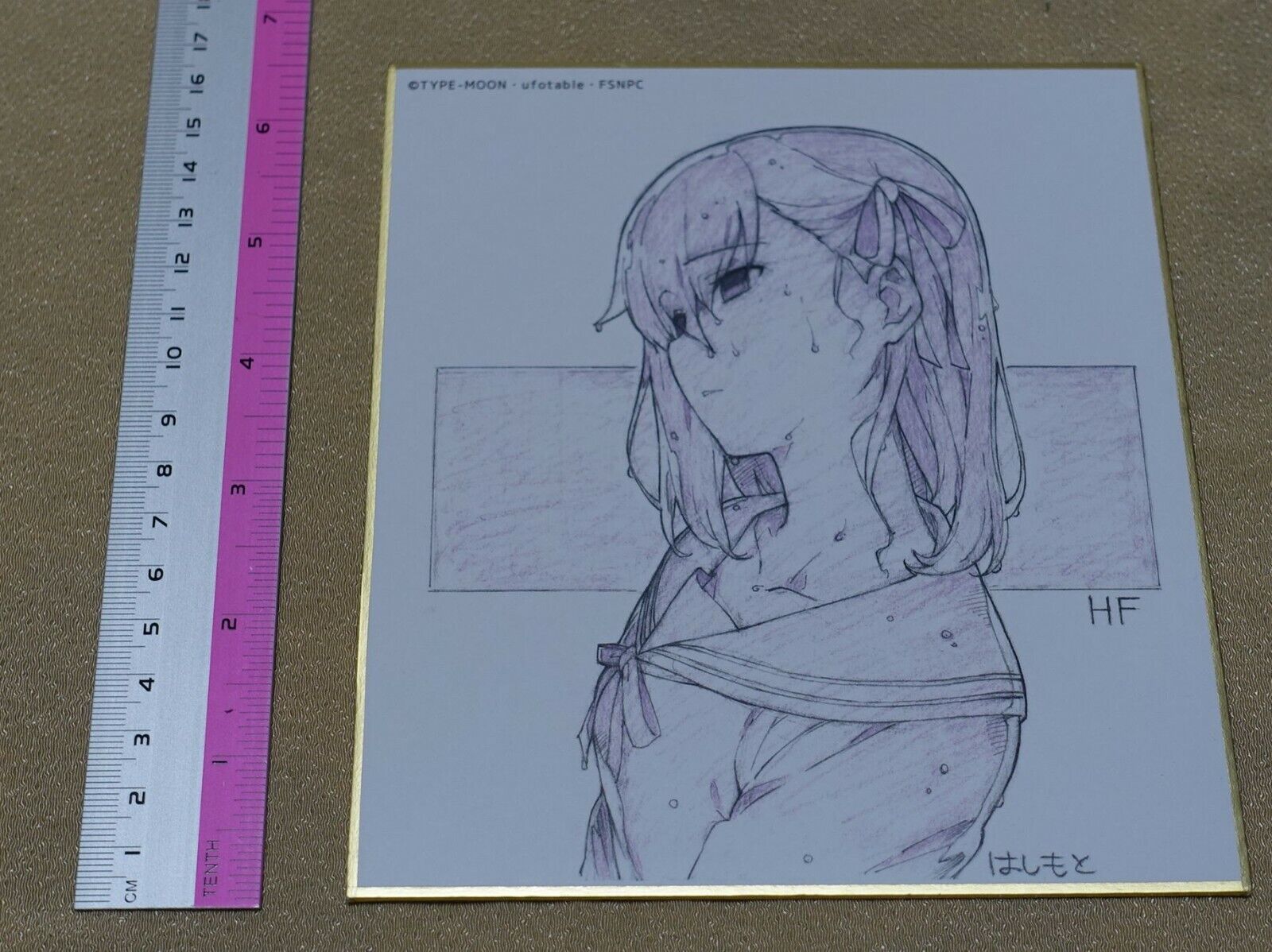 Fate Heaven's Feel Print Shikishi Art Board Sakura Mato ufotable 