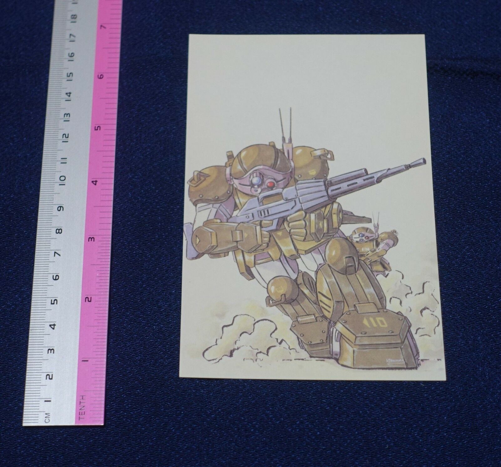 Post Card Japanese Old Animation Magazine Armored Trooper Votoms B 