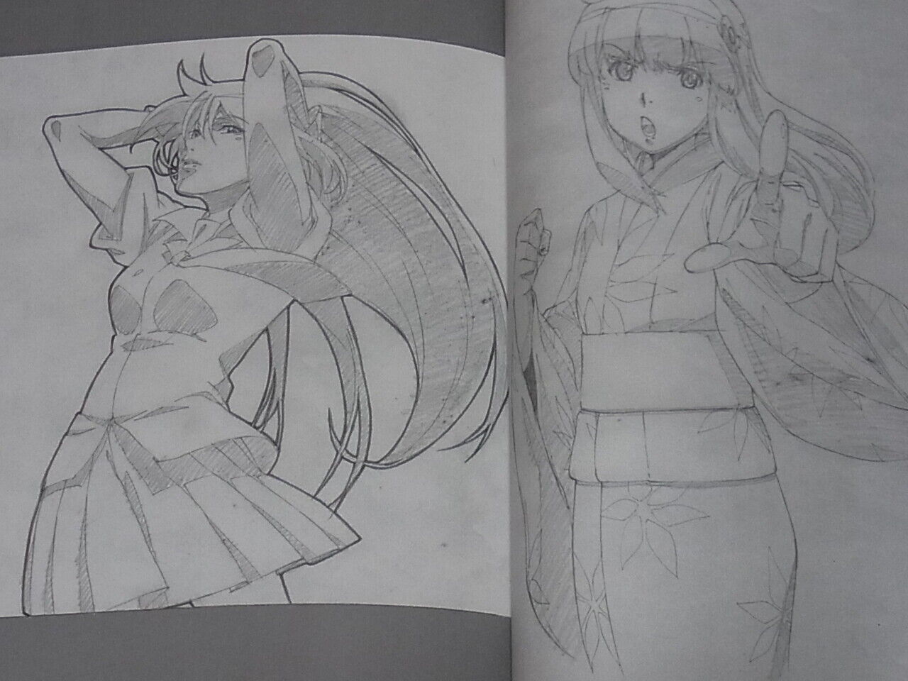 Kasetsu jyuukyo1 Bakemonogatari PUELLA MAGI MADOKA Fan Art Book Coloring book4 