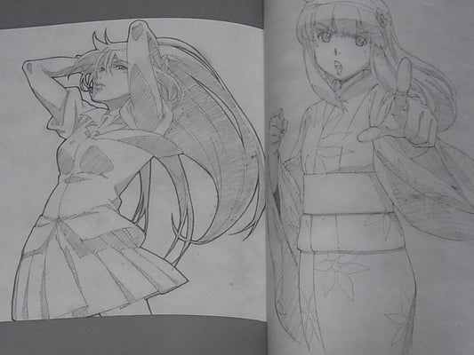 Kasetsu jyuukyo1 Bakemonogatari PUELLA MAGI MADOKA Fan Art Book Coloring book4 
