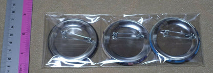 Bakemonogatari Hitagi Senjyogahara Steel Badge 3 Set 