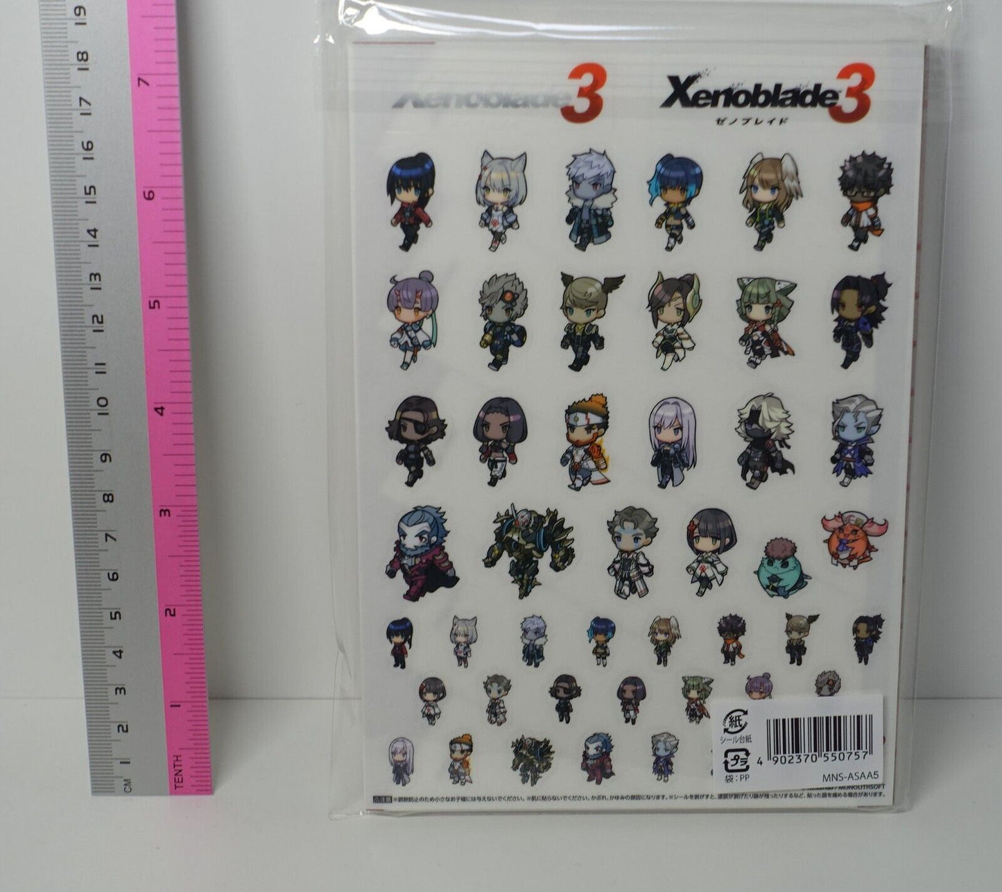 Xenoblade 3 Mio's Diary like Notebook & Mini Characters Seal Sticker Xenoblade3 