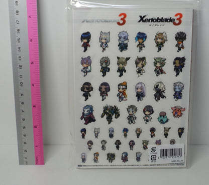 Xenoblade 3 Mio's Diary like Notebook & Mini Characters Seal Sticker Xenoblade3 
