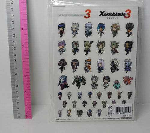 Xenoblade 3 Mio's Diary like Notebook & Mini Characters Seal Sticker Xenoblade3 