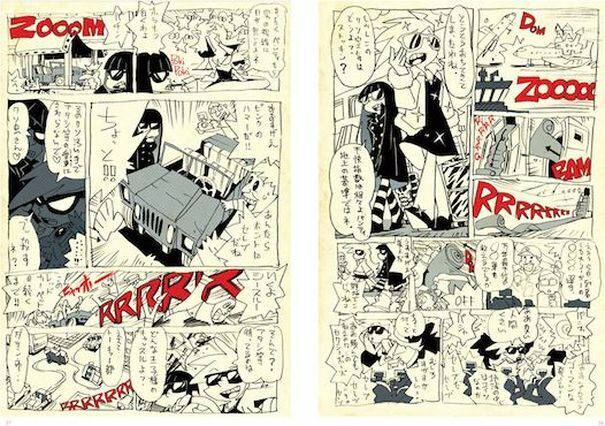 Hiroyuki Imaishi Comic Panty & Stocking in Manga Strip Preamy 
