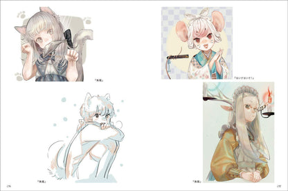 mizumizutori Illustration Art Work Book Madoromi no Yume to Hikari no Hakoniwa 
