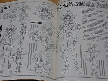 Outlaw Star Animation Setting Art Collection Book 114page 