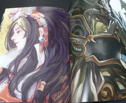 Raita Kazama Kaduki Kugawara Super Sangokushi Taisen Designer's Art Book 