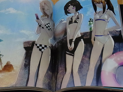 Huke Color Art Book Collection DLK Stein's Gate Black Rock Shooter 240page 