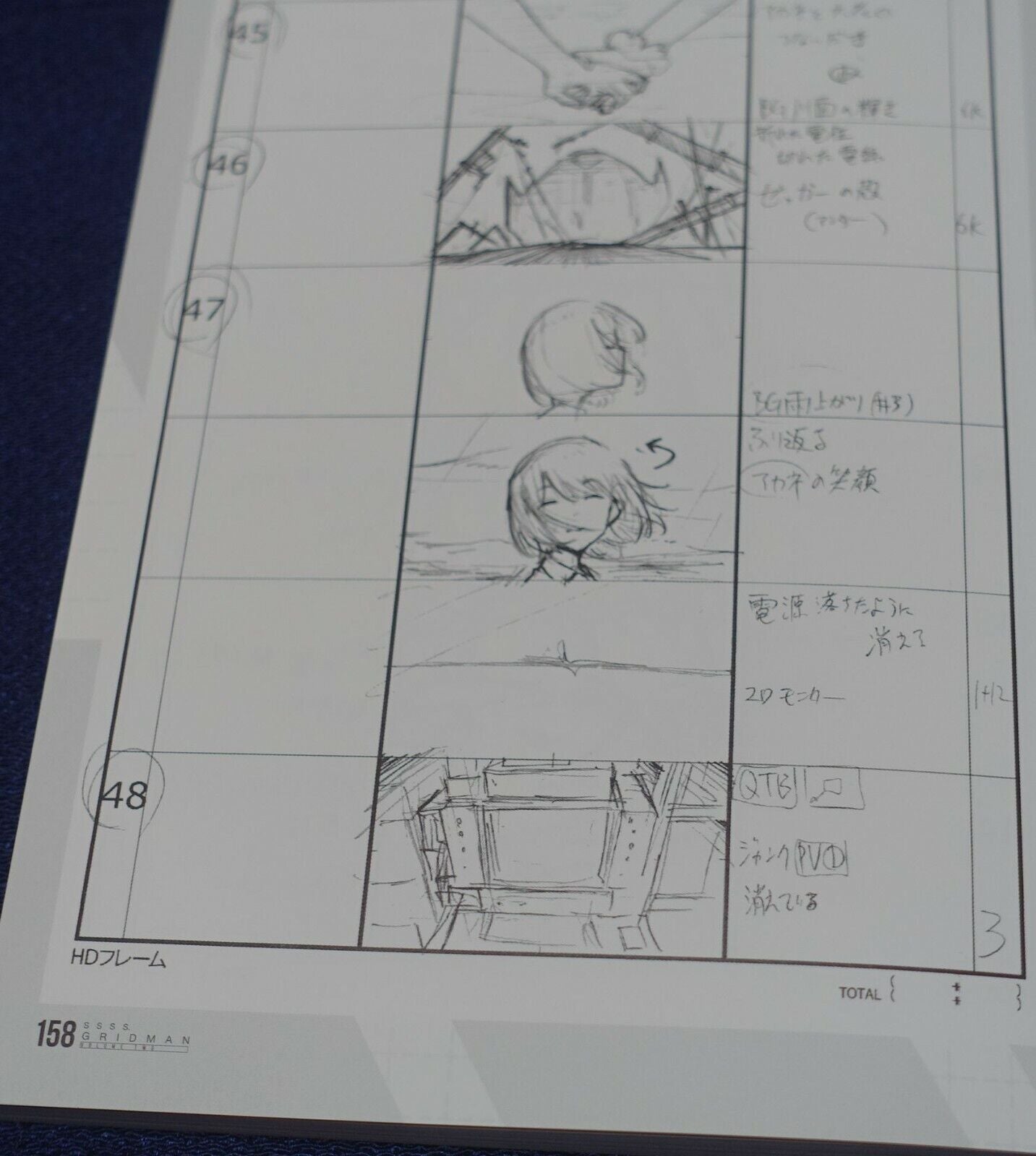 SSSS.GRIDMAN Key Frame & Story Board Art & Design Work Book Vol.2 160page 