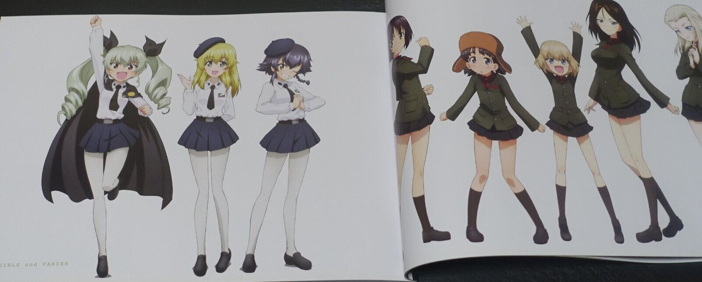 GIRLS und PANZER Characters Official Art Works Sensha-do Shoujo Syashin Syuu 4 