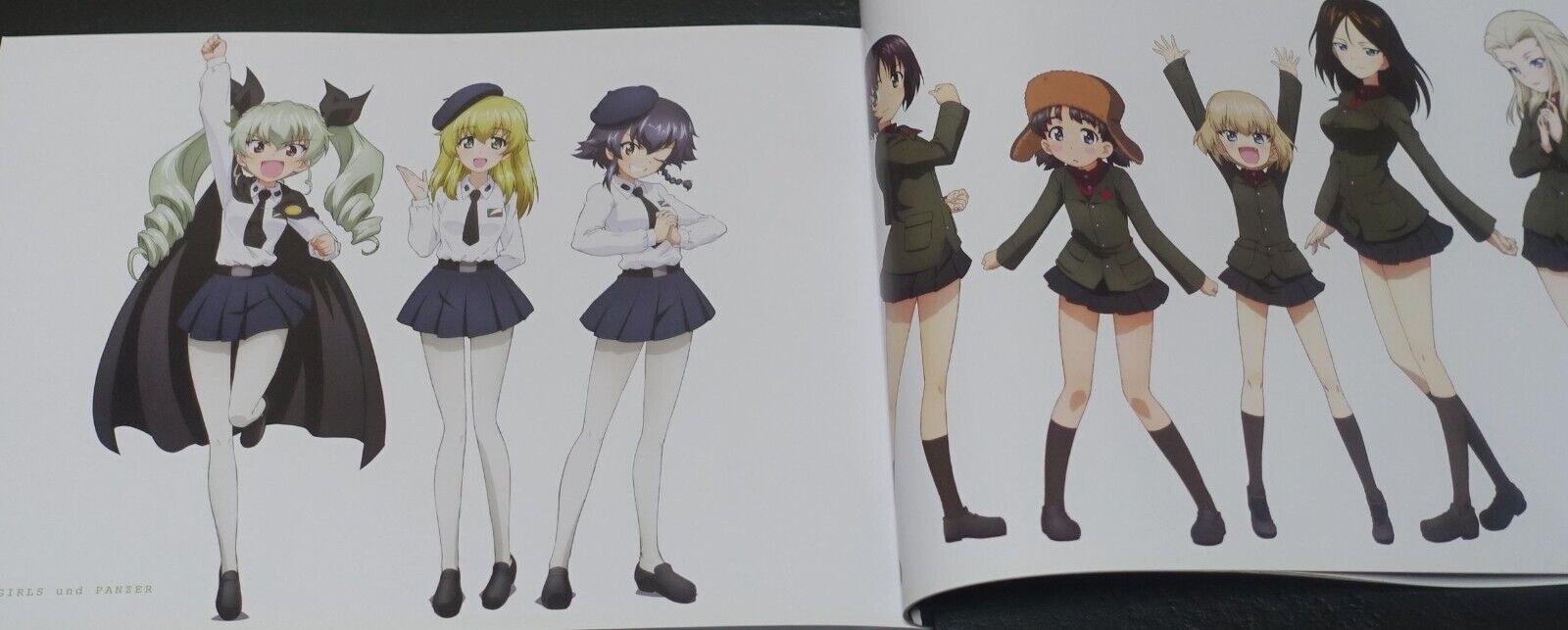 GIRLS und PANZER Characters Official Art Works Sensha-do Shoujo Syashin Syuu 4 