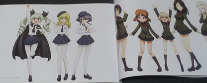 GIRLS und PANZER Characters Official Art Works Sensha-do Shoujo Syashin Syuu 4 