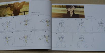 Kizumonogatari Tekketsu-hen Key Animation Note Art Book 308 page monogatari 