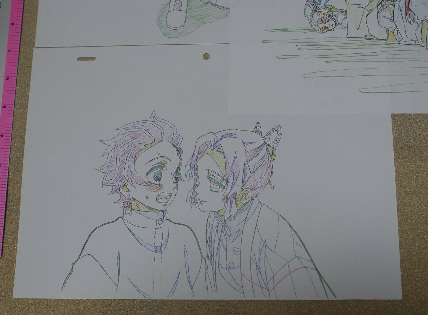 ufotable Kimetsu no Yaiba Demon Slayer Key Frame Art Sheet Pillars etc 3 set 