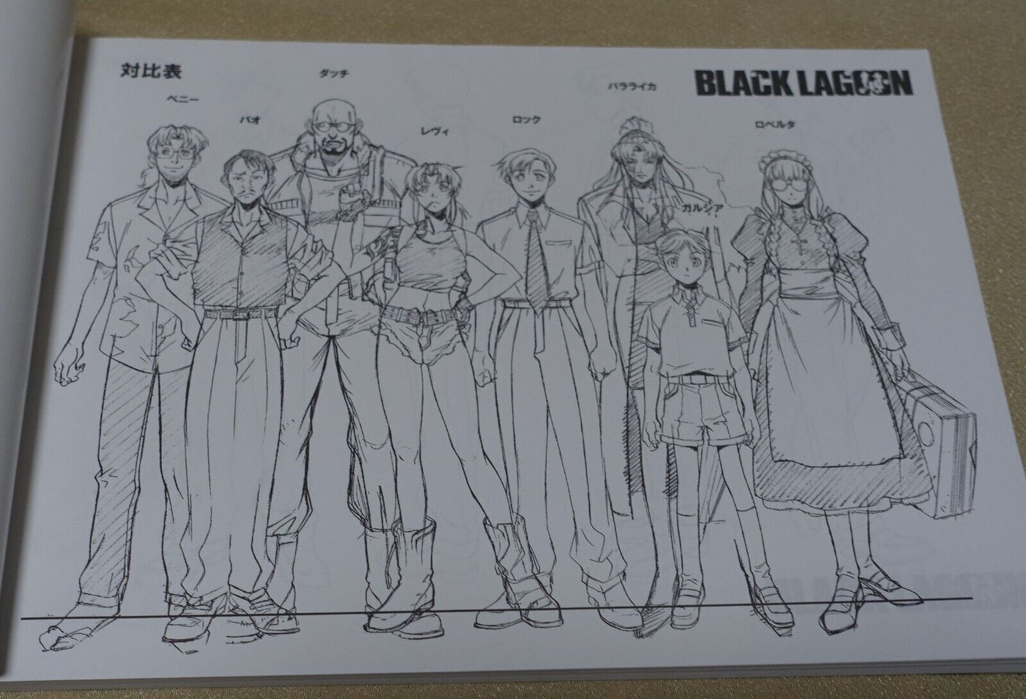 Black Lagoon Animation Setting Art Collection Book 
