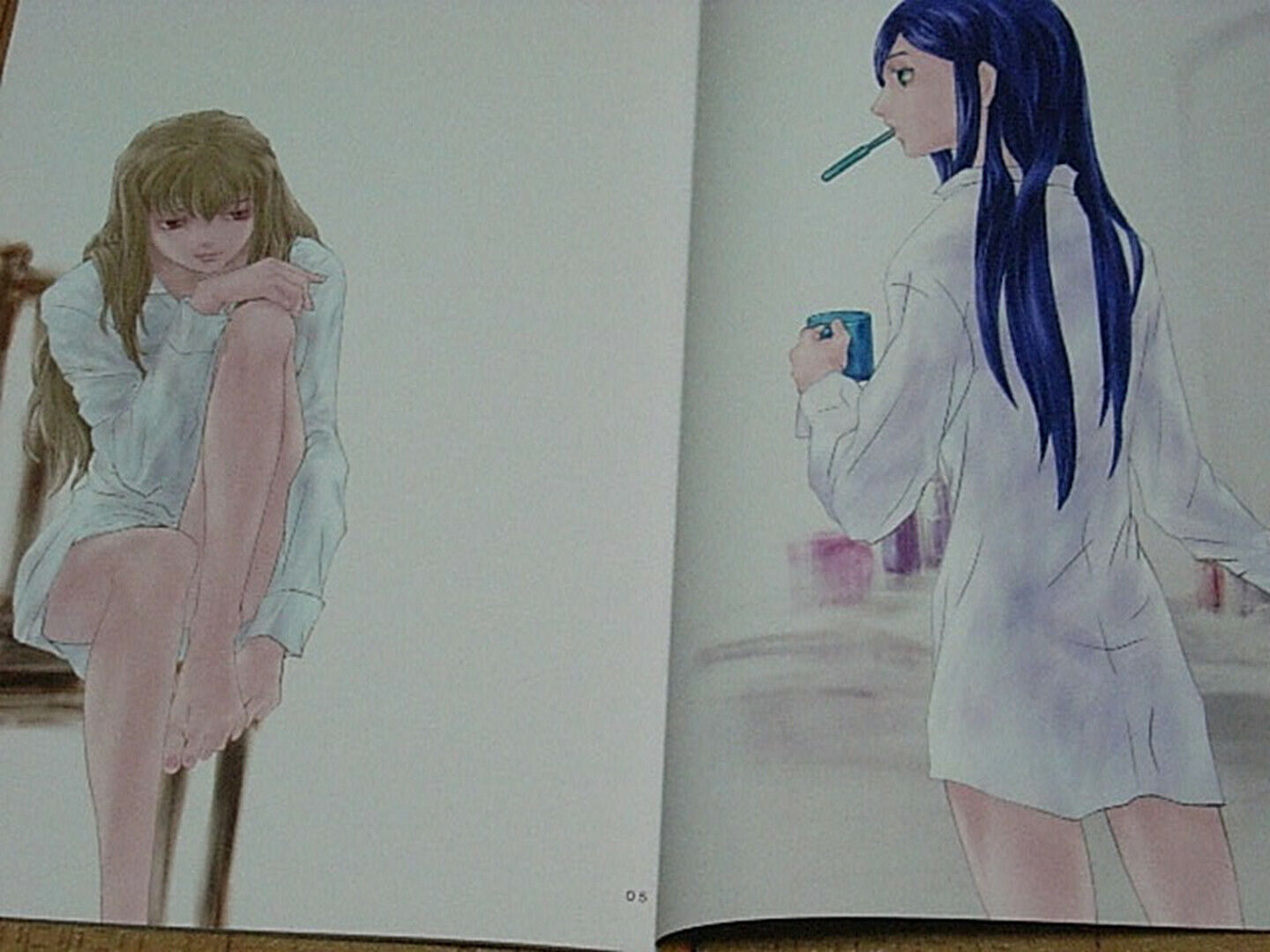 B.C sansyo Mai-Hime Natsuki&Shizuru Color Fan Art Book VERY RARE 