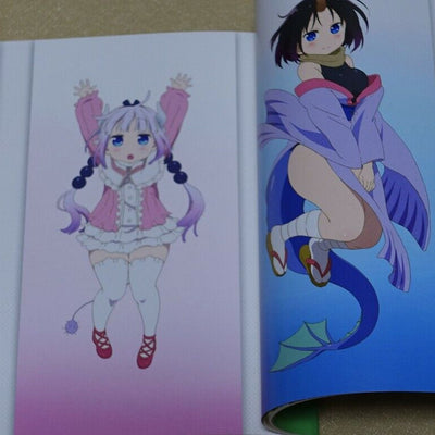 Miss Kobayashi's Dragon Maid Official Fan Doujinshi & Anime Design Art Book Set 