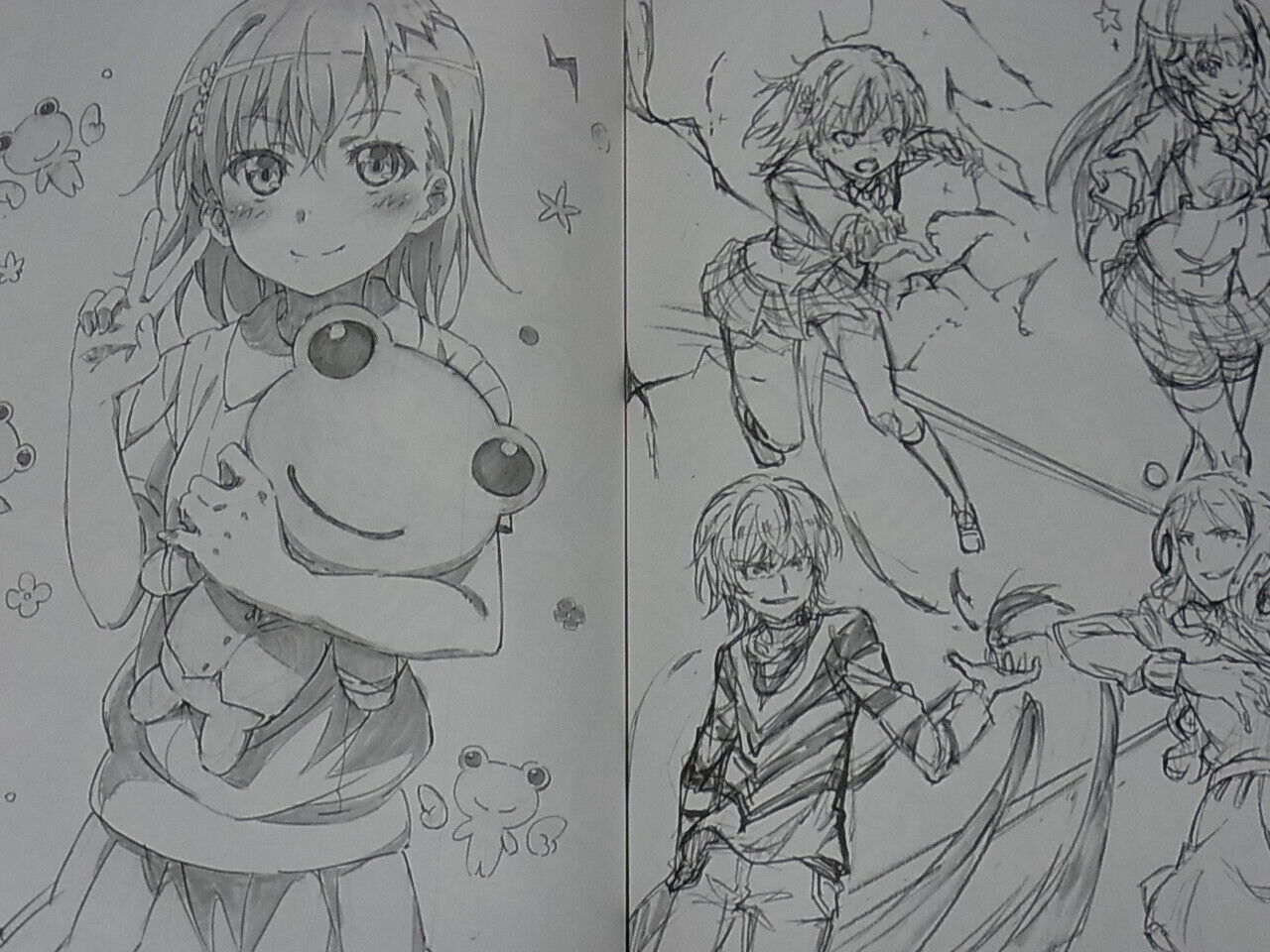 Delf A Certain Scientific Railgun Animation Staff's Fan Art Book Rakugaki Index. 