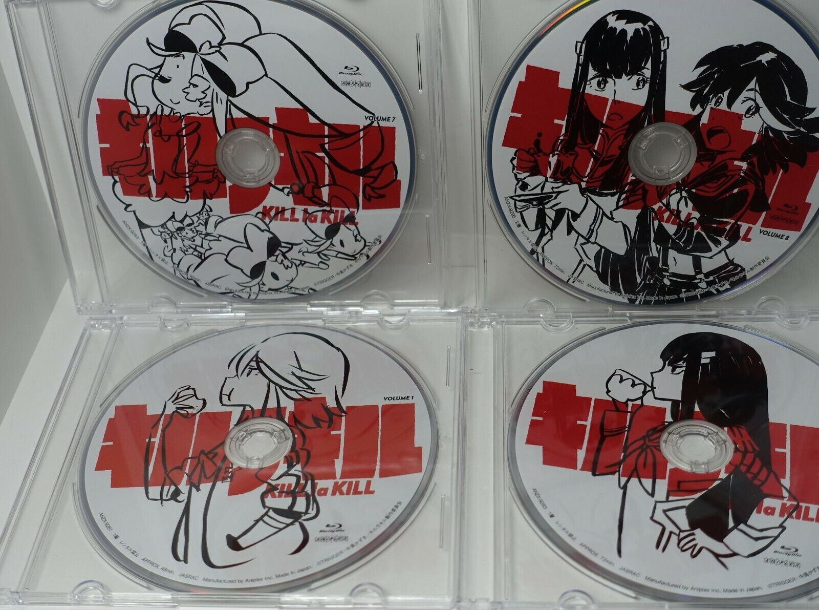 KILL LA KILL Animation 26 Episode Complete Blu-ray 9 Disc Set 