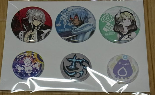 .hack G.U. Last Recode Steel Button Badge 6 Set 
