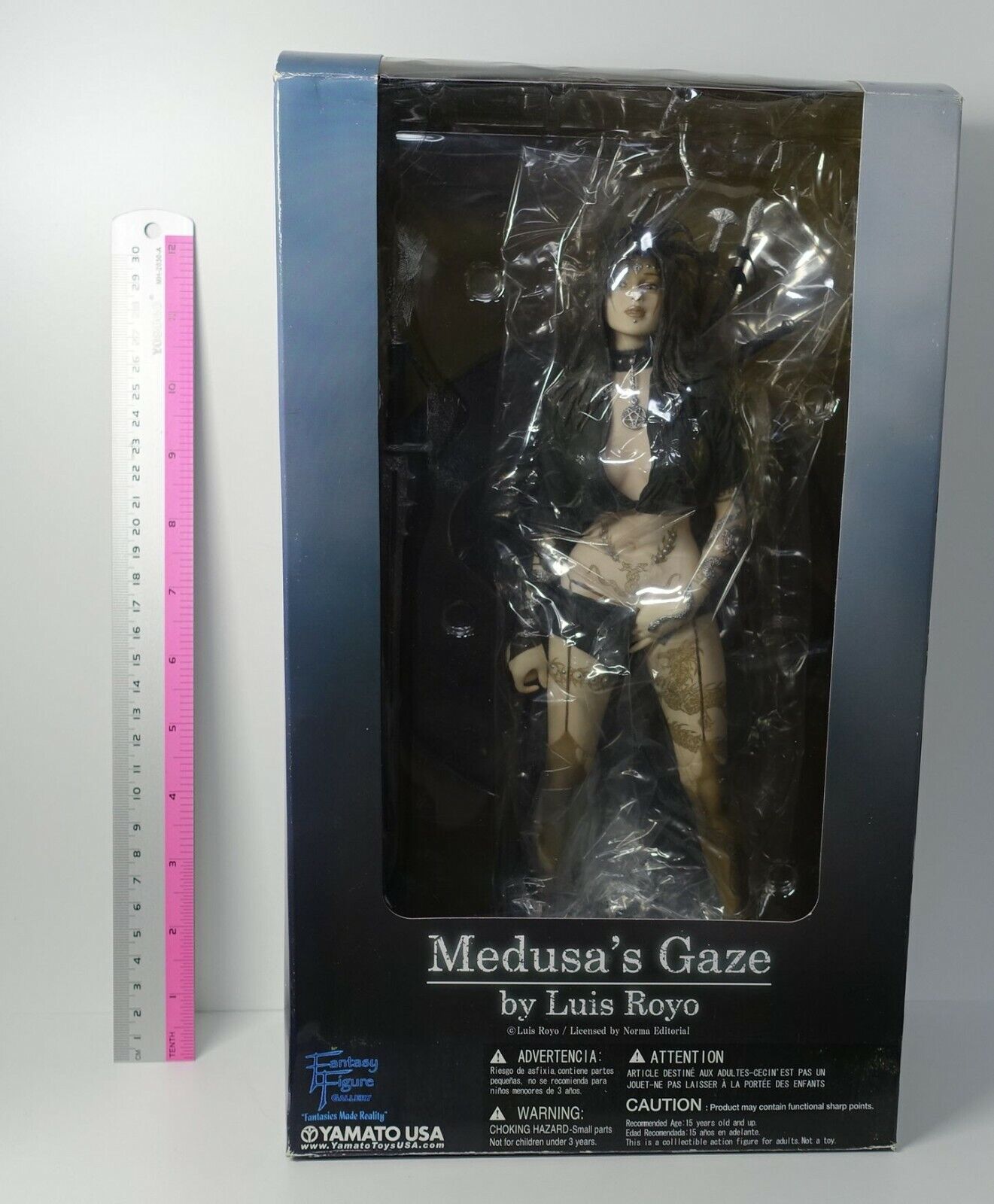 3-7 days from Japan Yamato Luis Royo Fantasy Figure Gallery Statue Medusa 
