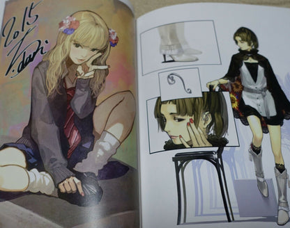 leftside Original Color Art Book FLOWING 