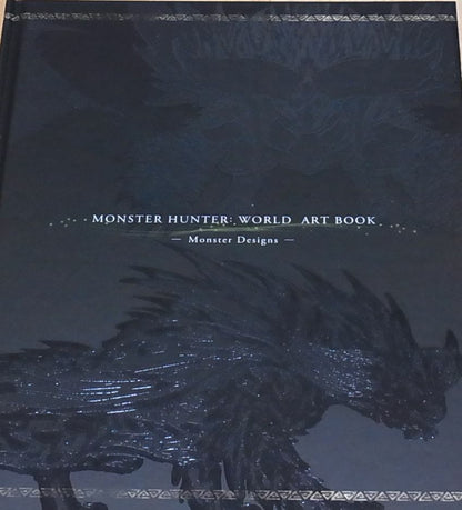 MONSTER HUNTER WORLD ART BOOK Monster Designs Hard Cover Book 