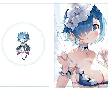 Gaou Re Zero Rem Color Fan Art Book Rakugaki hon with Clear File C98 