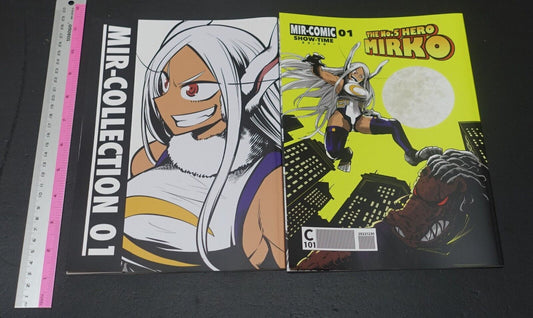 SHOW-TIME 2300 My Hero Academia Mirko Fan Made Comic & Art Book Set 