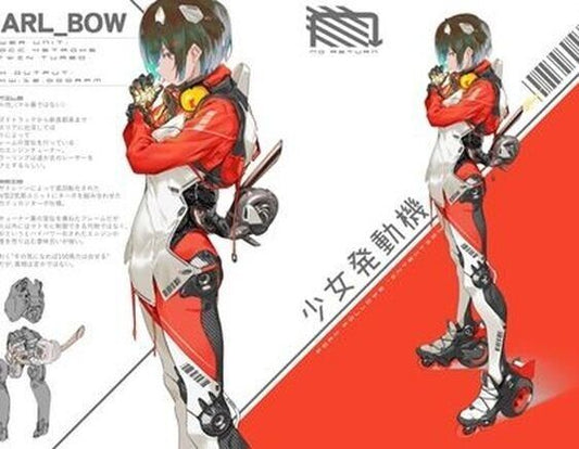 AF_KURO Original Color Art Book MOTOERD_GIRL testbed ver.1.10T 