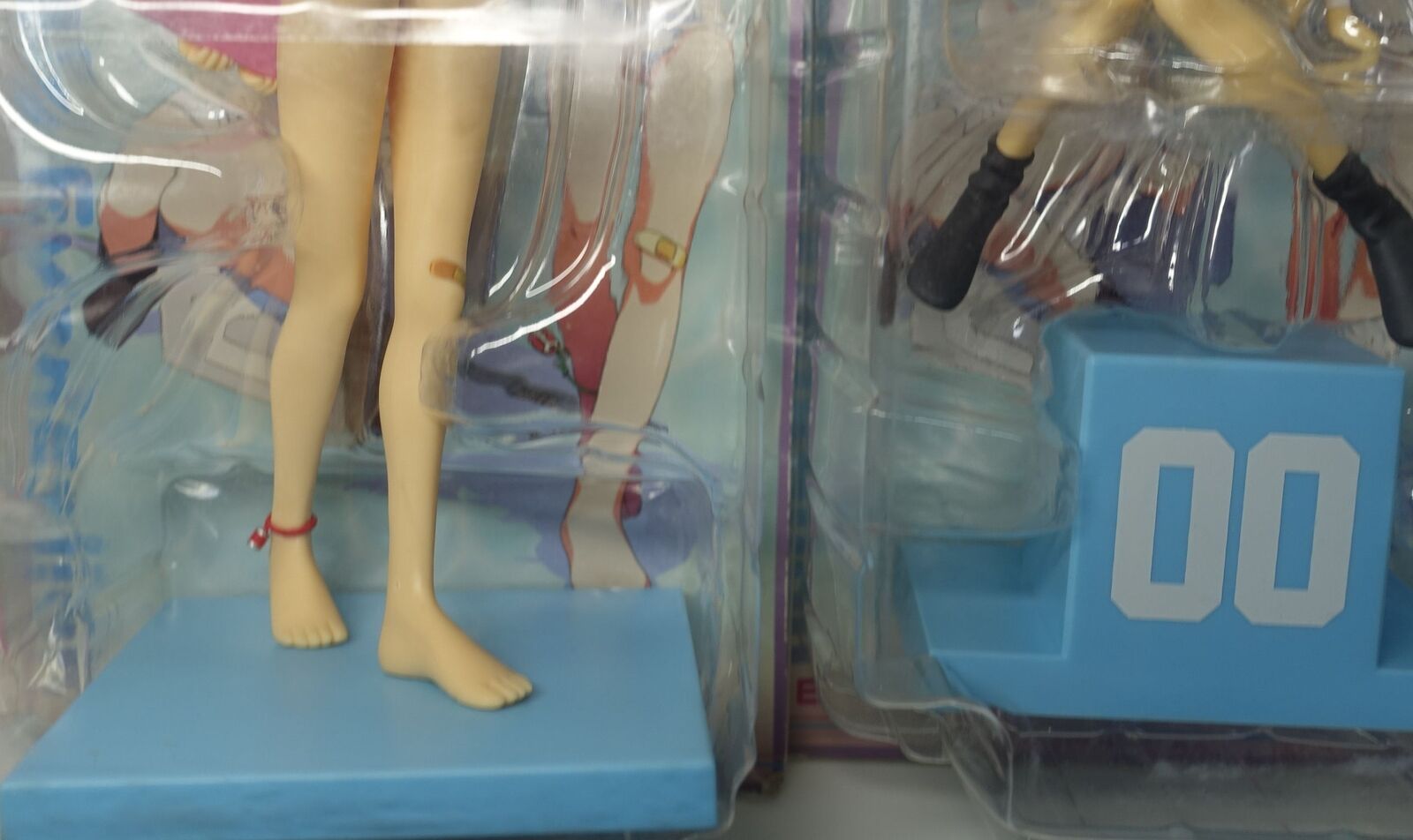 SEGA Evangelion Rei & Asuka White Suim Suit Figure Set 