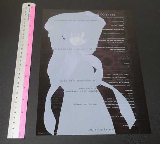 Yoshitoshi Abe serial experiments lain 25th Aniv Event 21x30cm PVC Poster A 