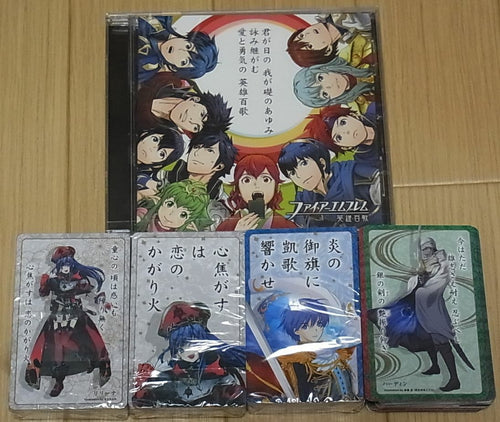 Fire Emblem Eiyuu Hyakka Karuta Card Set & Reading CD 