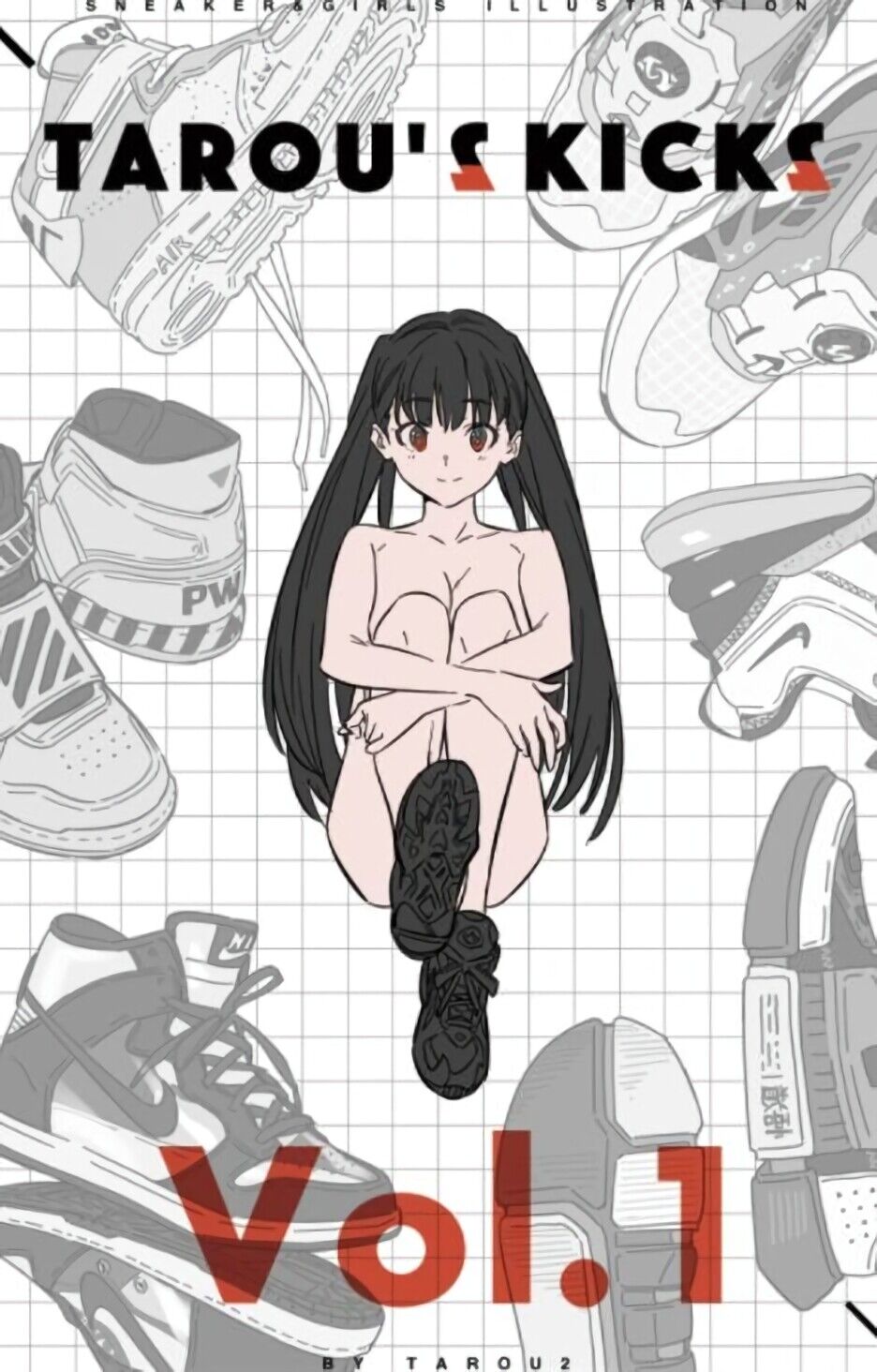 C99 atmosphere tarou2 Sneaker & Girls Color Art Book TAROU'S KICKS 1-3 