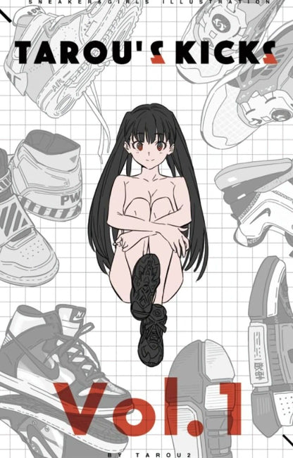 C99 atmosphere tarou2 Sneaker & Girls Color Art Book TAROU'S KICKS 1-3 